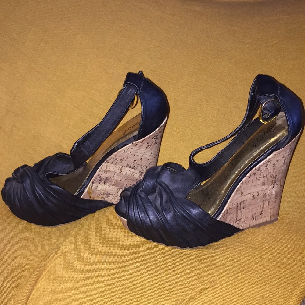 Qupid cork wedge